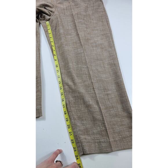 Alfred dunner 16 P PETITE pull on pants brown with pockets EUC Career Casual ^ - Picture 5 of 7